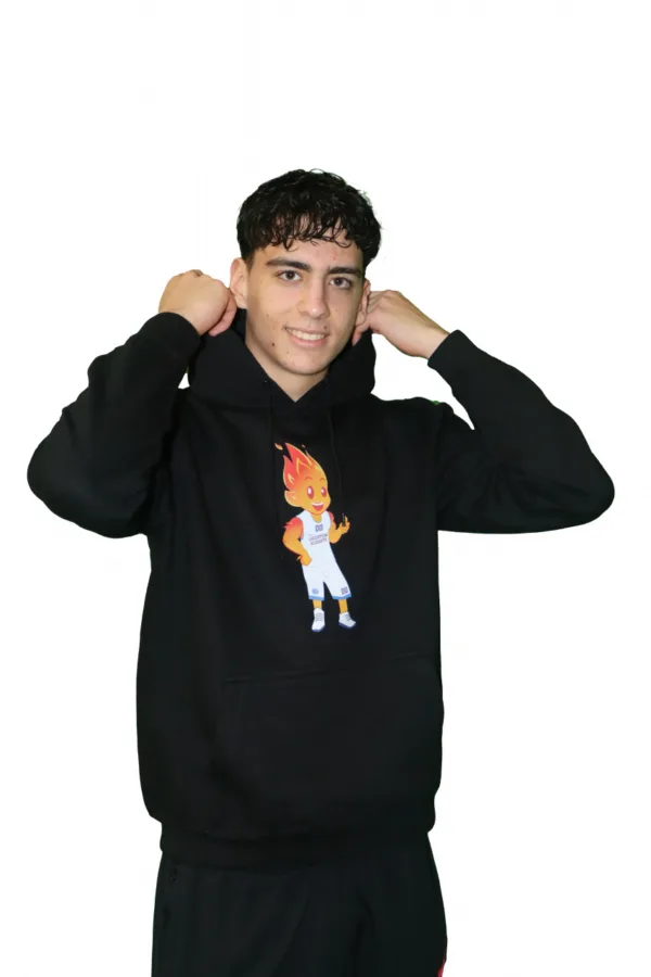 Sudadera con capucha Elite negra - Imagen 2